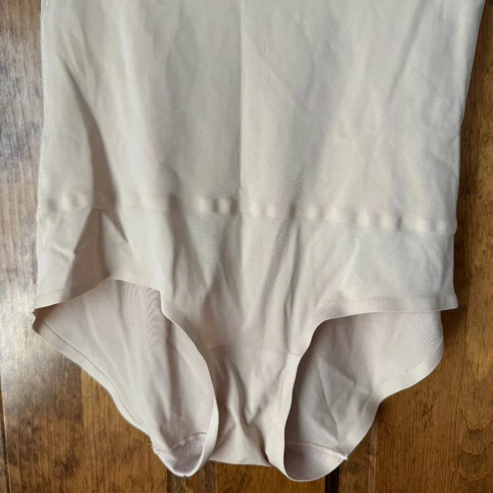 Skinnygirl Beige High Waist Smoother & Shaper Brief Large